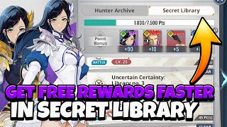 HOW TO GET REWARDS amp SKINS FASTER IN quotSECRET LIBRARYquot Solo Leveling Arise [upl. by Benil]