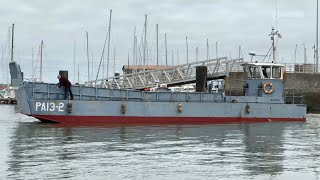 Noirmoutier  Une association sauvegarde une barge semblable à celles du débarquement [upl. by Aramas267]