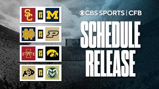 2024 College Football on CBS schedule released  CBS Sports [upl. by Feodore]