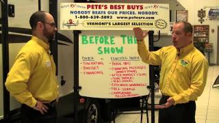 TIPS FOR ATTENDING AN RV SHOW  Petes RV Buyer Tips CC [upl. by Pare]