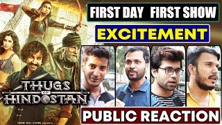 Thugs Of Hindostan  First Day First Show  PUBLIC EXCITEMENT  Aamir Khan Amitabh Katrina [upl. by Nava942]