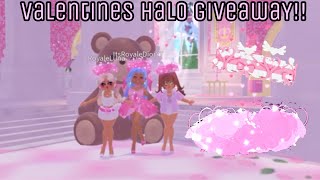 VALENTINES HALO ROYALE HIGH 2024 RICH ROYALE HIGH HALOS [upl. by Aleck]