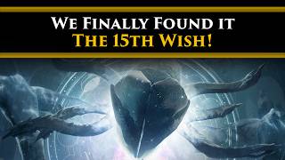 Destiny 2 Lore  The 15th Wish Season of the Wish amp Savathuns secret Ahamkara Egg [upl. by Aeel]