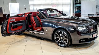 2024 Gray RollsRoyce Dawn Black Badge  SuperLuxury Convertible in Detail [upl. by Lyndell]