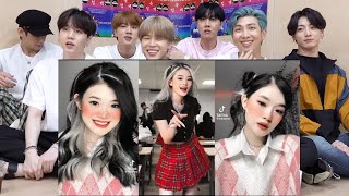 BTS REACTION Kika Kim BEST TikTok Compilation 2024 kikakim [upl. by Annayk354]