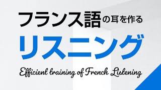 フランス語の耳を作る！リスニング訓練 －フランス語検定、仏検対策にも [upl. by Yrrek988]