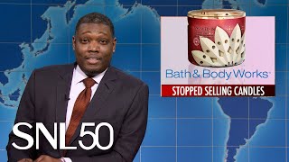 Weekend Update Bath amp Body Works Pulls Offensive Candles From the Shelves  SNL [upl. by Nyvets]