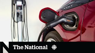 Calls for more charging stations incentives for EVs in Canada’s climate plan [upl. by Norita]