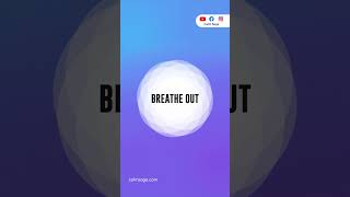 1 Minute Breathing Exercise Mini Meditation  Simple Breathing Exercise  One Minute Breathe Bubble [upl. by Durer143]