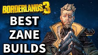 TOP 5 BEST Zane Builds in Borderlands 3  My STRONGEST Endgame Zane Build Guides [upl. by Ynnij]