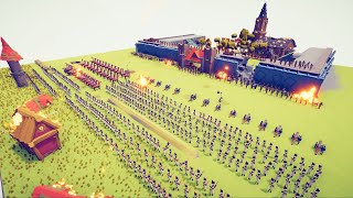 200x FRENCH SOLDIER SIEGE ENEMY FORT  Totally Accurate Battle Simulator TABS [upl. by Emmie86]