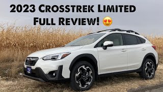 2023 Subaru Crosstrek Limited walk around review and 060 [upl. by Gninnahc]