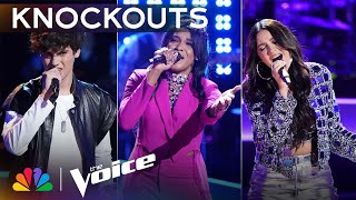 Tanner Massey Chechi Sarai and Rudi Deliver Incredible Knockout Performances  The Voice  NBC [upl. by Ynoffit]