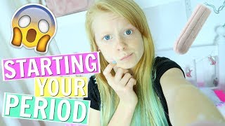 TIPS FOR STARTING YOUR PERIOD ❤ Mias Life ❤ [upl. by Meghann]