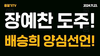 속보 장예찬 양심선언 글 내렸다 도망 이유는 이준석과 나눈 충격 대화 배승희 결단한 듯 논개정신 발휘한다 한동훈 끝났다 [upl. by Blythe]