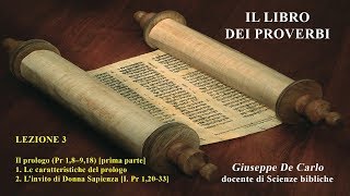 7 Il libro dei Proverbi  Lezione 35 [upl. by Zed]