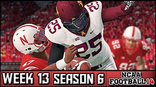 NCAA Football 14 Dynasty Week 13  2 Nebraska  Divison Title Game Season 6 [upl. by Mclain83]