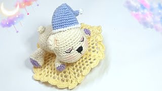 🐻 COMO HACER OSITO DORMILON  AMIGURUMIS  TUTORIAL PASO A PASO 🐻 [upl. by Lerej]