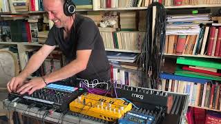 100 Dawless Improvised Live Looping Techno set  60 min  Alex Fain [upl. by Rodolph]