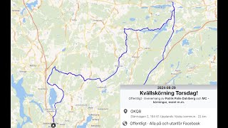 20240829 Kvällskörning  Evenemang av Patrik Palle Dahlberg från quotRapido MCK Stockholmquot [upl. by Tyika225]