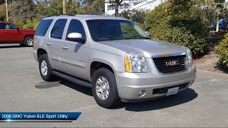 2008 GMC Yukon SLE Sport Utility Richmond Pinole Berkeley Concord Vallejo [upl. by Bryner55]