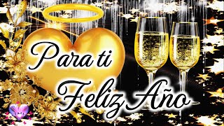 BONITO MENSAJE PARA AÑO NUEVO🥂FELIZ AÑO NUEVO 2024🎁 Nochevieja🥂 BIENEVENIDO 2024 ADIOS 2023 [upl. by Nylqcaj]