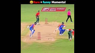 Rare and funny Moments in Cricket 😃 [upl. by Angel]