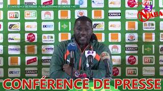 CONFERENCE COACH DES ELEPHANTS DE COTE DIVOIRE EMERSE FAE [upl. by Stretch23]