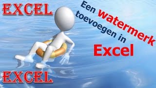 Excel  Een Watermerk Toevoegen in Excel  4 manieren [upl. by Noir]