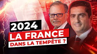 M Touati et P Béchade  Dette publique crise immobilière tensions sociales  que réserve 2024 [upl. by Kenelm]