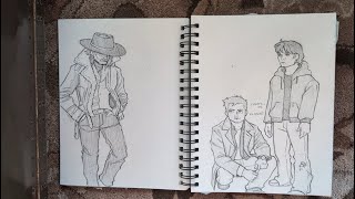 Supernatural Sketchbook Tour [upl. by Asiral]