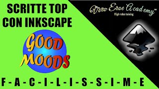 BELLISSIMO TESTO INKSCAPE  INKSCAPE TUTORIAL ITALIANO [upl. by Leiuqeze952]