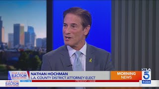 LA County DAelect Nathan Hochman discusses Menendez brothers case other issues [upl. by Solokin519]