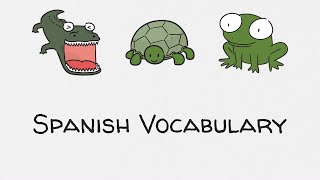 How to say quotAlligator Turtle amp Frogquot in Spanish [upl. by Paulette806]