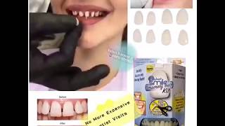 Instant Smile DIY Temporary FalseReplaceMissing ToothTemp Cosmetic Tooth Reconstruction Kit [upl. by Arnulfo424]