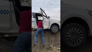 Woww Very smart driver rescuing his car 😱 shorts [upl. by Ernesto]