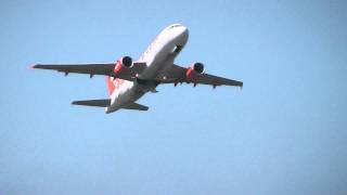 easyJet Switzerland  A319111 HBJZJ takeoff at BerlinSchönefeld SXF 010512 [upl. by Ardnaeel488]