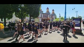 Oxford Middle School Band Performing at Cedar Point 2024 [upl. by Sirk483]