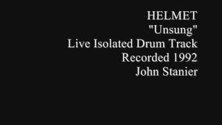 HELMET  quotUnsungquot Isolated Drum Track John Stanier [upl. by Einaoj446]