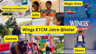 Namma kolara wings ETCM jatre  magic show dance  games  gifts  painting  food stalls singing [upl. by Suu]