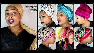 Head Wraps TUTORIAL Chemo amp Hair loss friendly See Timeline [upl. by Nnadroj]