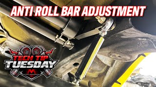 Critical Suspension Adjustment Anti Roll Bar Setup Tech Tip Tuesday [upl. by Ddal271]