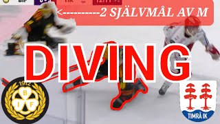 Brynäs Timrå ik  SHL Highlights  2 Självmål  Diving shl hockey nhl [upl. by Sheppard291]