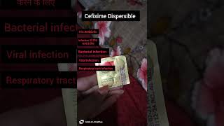 Cefixime Dispersible Tablet 200 use in hindi  Cefixim tablet side effects Price Dose [upl. by Zacherie]