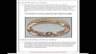 Exercise 10 Physical and Chemical Properties of Fuels and Lubricants Contaminants [upl. by Darrej]