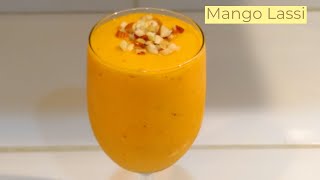 Mango Lassi recipe with Mango Pulp  how to make mango lassi at home [upl. by Greenwell]