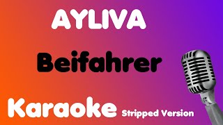 AYLIVA • Beifahrer • Karaoke Stripped Version [upl. by Ademordna]