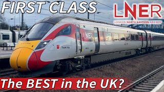 LNER Azuma FIRST CLASS  Britains Best First Class  London to Peterborough with LNER [upl. by Floeter437]