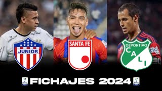 🔥FICHAJES Y SALIDAS LIGA BETPLAY 2024 Fichajes Santafe  Junior  Cali  América  Dim  Millonarios [upl. by Myra]