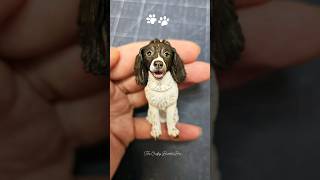 Handmade Polymer Clay Dog Sculpting clay crafts dogs [upl. by Mcginnis411]